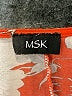 MSK Print Orange Casual Dress Size L (estimated) - photo 6