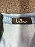 Lulus 100% Tencel Blue Long Sleeve Button-Down Shirt Size XS - photo 7