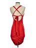 Unbranded Solid Red Cocktail Dress Size S - photo 2