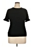 Boohoo Black Short Sleeve Top Size 14 - photo 1