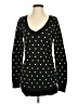 Old Navy 100% Cotton Polka Dots Black Pullover Sweater Size S - photo 1
