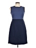 Lands' End Color Block Blue Casual Dress Size 8 (petite) - photo 1