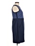 Lands' End Color Block Blue Casual Dress Size 8 (petite) - photo 4