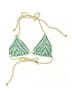 Eberjey Print Green Teal Swimsuit Top Size M - photo 1