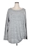 Max & Mia Gray Long Sleeve Top Size 2X - photo 1