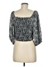 Sugar Lips 100% Polyester Gray 3/4 Sleeve Blouse Size M - photo 2
