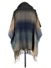 Fraas 100% Acrylic Blue Poncho One size (estimated) - photo 2