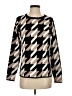 Investments Houndstooth Black Pullover Sweater Size S - photo 1