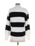 Fashion Nova 100% Acrylic Stripes White Black Pullover Sweater Size S - photo 2
