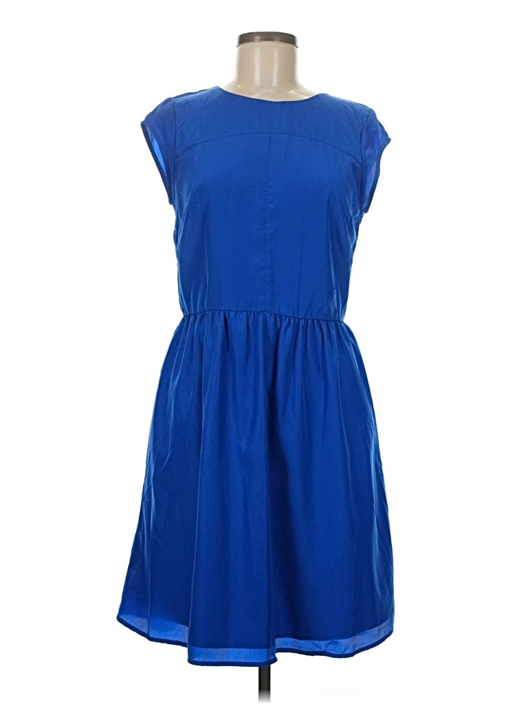 Pre-owned Mossimo Casual Dress In Blue