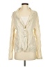 Baci 100% Linen Ivory Long Sleeve Blouse Size S - photo 1