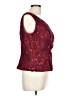 Assorted Brands Burgundy Sleeveless Blouse Size L (estimated) - photo 4