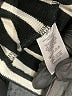 Ann Taylor 100% Cotton Stripes Black Pullover Sweater Size S - photo 5