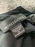 Impressions Black Short Sleeve Top Size M - photo 7