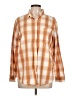 Universal Thread Plaid Orange Long Sleeve Button-Down Shirt Size L - photo 1