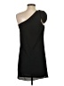 Ark & Co. 100% Polyester Solid Black Cocktail Dress Size S - photo 2