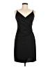 Hourglass Solid Black Cocktail Dress Size M - photo 1