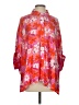 Entro 100% Rayon Floral Pink 3/4 Sleeve Blouse Size Sm - Med - photo 1
