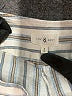 Lou & Grey Stripes Silver Casual Pants Size 4 - photo 4