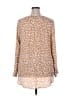 Torrid 100% Polyester Animal Print Tan 3/4 Sleeve Blouse Size 2X Plus (2) - photo 2