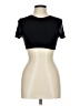 Aerie Black Short Sleeve Turtleneck Size L - photo 1