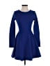 Lulus Solid Blue Cocktail Dress Size S - photo 1