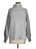 The Impeccable Pig Metallic Silver Turtleneck Sweater Size M - photo 1