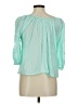 Assorted Brands 100% Viscose Teal 3/4 Sleeve Blouse Size M - photo 2