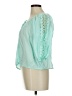 Assorted Brands 100% Viscose Teal 3/4 Sleeve Blouse Size M - photo 5