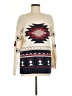 American Eagle Outfitters Print Ivory Pullover Sweater Size M - photo 1