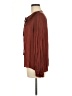 J.Crew 100% Polyester Burgundy Long Sleeve Blouse Size M - photo 5