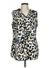 CAbi 100% Polyester White Sleeveless Blouse Size L - photo 1