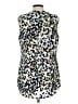 CAbi 100% Polyester White Sleeveless Blouse Size L - photo 2