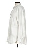 Jachs Girlfriend Solid Ivory Long Sleeve Button-Down Shirt Size L - photo 5