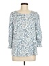 Shein Blue 3/4 Sleeve Blouse Size 8 - 10 - photo 1