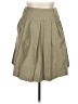 Hache Solid Tan Casual Skirt Size EU 46 / US 16 - photo 1