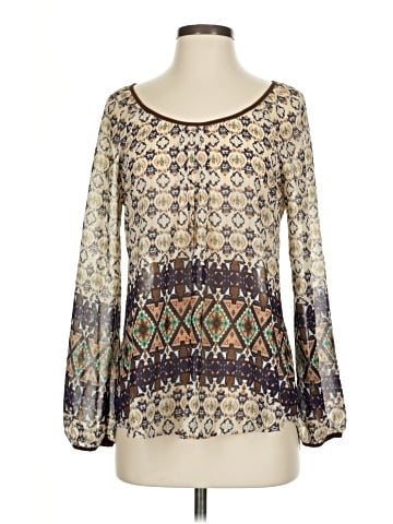 Blu Pepper Long Sleeve Blouse (view 1)