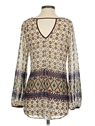 Blu Pepper Long Sleeve Blouse (view 2)