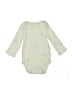 Cloud Island 100% Cotton Ivory Long Sleeve Onesie Size 0-3 mo - photo 1