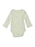 Cloud Island 100% Cotton Ivory Long Sleeve Onesie Size 0-3 mo - photo 2