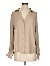 Naked Zebra 100% Polyester Tan Long Sleeve Blouse Size S - photo 1