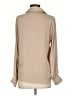 Naked Zebra 100% Polyester Tan Long Sleeve Blouse Size S - photo 2