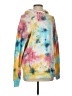 feat Tie-dye Yellow Pullover Hoodie Size S - photo 1