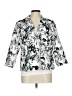 Laurie Felt Print White Blazer Size 12 - photo 1