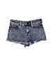 Modern Amusement 100% Cotton Blue Denim Shorts Size 7 - photo 1