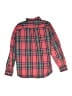 Gap Kids 100% Cotton Plaid Red Long Sleeve Button-Down Shirt Size XL (kids) - photo 2