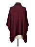 Splendid Burgundy Poncho Size XS - photo 2