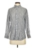 Rails Stripes Gray Long Sleeve Button-Down Shirt Size XS - photo 1