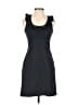 CUE Solid Black Cocktail Dress Size 8 - photo 1
