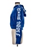 Shein 100% Polyester Blue Zip Up Hoodie Size S - photo 5